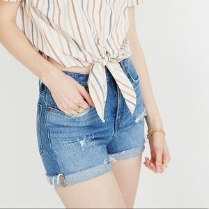 Madewell Denim Shorts Distressed